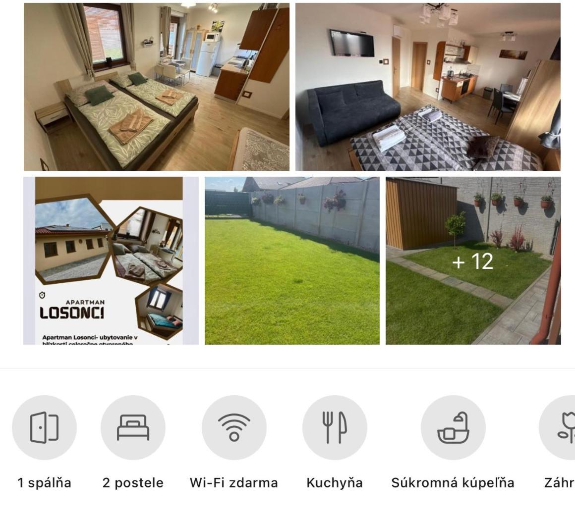 Apartman Losonci Nesvady- Pre 2 Osoby Studio Dış mekan fotoğraf